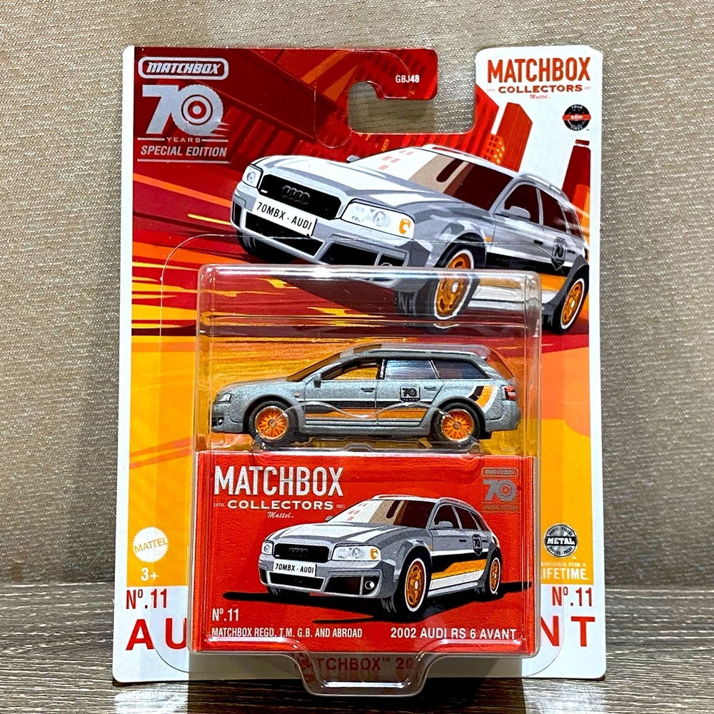 MATCHBOX Audi RS 6 Avant Collectors 70 Years Special Edition Diecast Car